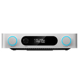 FiiO AIR AMP streamer and power amplifier, silver, front