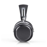 FiiO FT1 Pro open-back planar headphones, black, side view