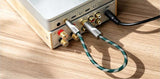 FiiO LINK-RCA4 3.5 mm to RCA coaxial cable, in use