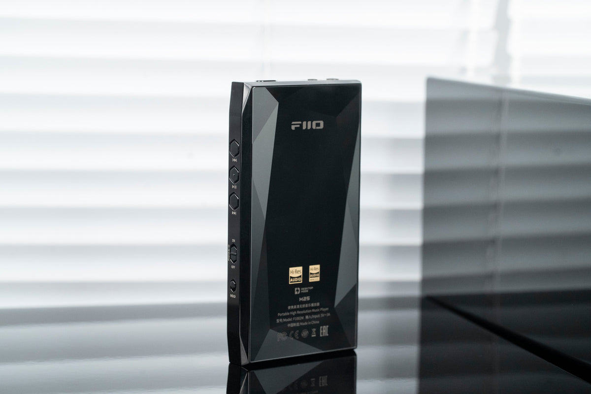 FiiO M25 R2R music player, black, back