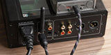 FiiO TRUST LD-TC5 USB-B to USB-C cable, in use