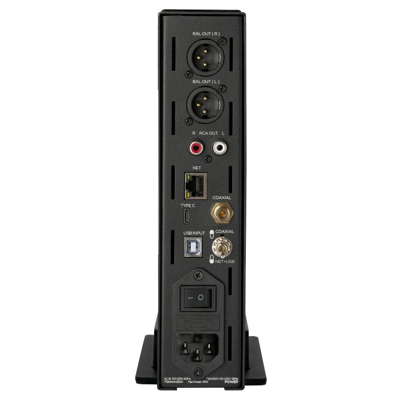 HiFiMAN EF500 DAC and headphone amp, rear panel