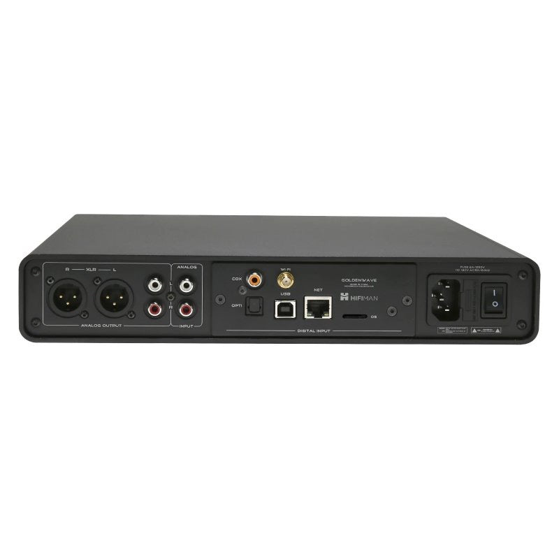 HiFiMAN Serenade WiFi streaming DAC and amp, rear panel