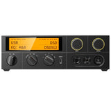 FiiO K17 desktop DAC and headphone amp, black, front panel