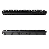 FiiO KB3 mechanical keyboard with DAC/amp, black, front and back edges