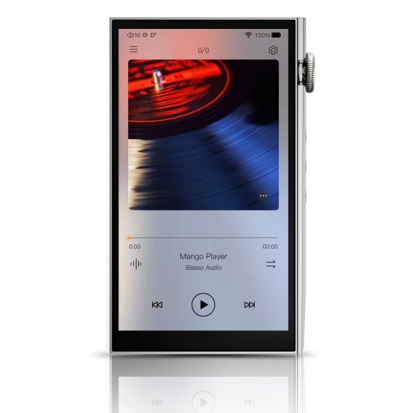 iBasso DX260 MK2 music player, front with music screen