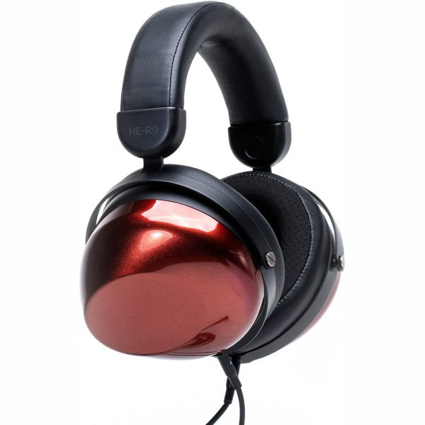 HiFiMAN HE-R9 closed-back headphones, angled