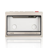 FiiO M21 cassette-style case, titanium gold, back