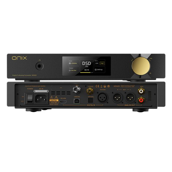 Shanling Onix Zenith XDA20 desktop DAC, stacked with a matching Onix Zenith unit