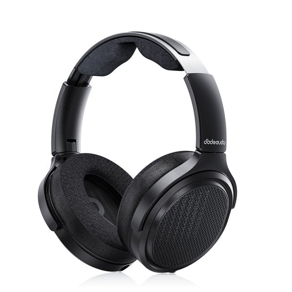FiiO Jade Audio JT7 open-back planar headphones, black, front