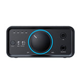 FiiO K7 desktop DAC and headphone amp, front panel with volume knob