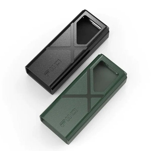 FiiO KA13 leather case, black and green
