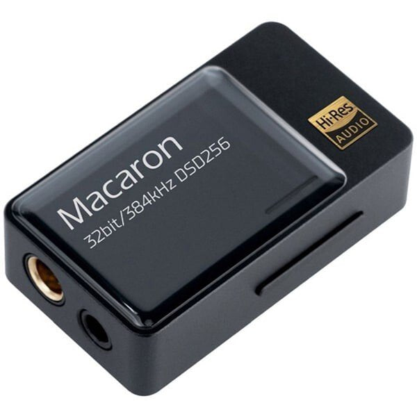 iBasso JR Macaron USB DAC and headphone amp, black, with 4.4mm and 3.5mm sockets