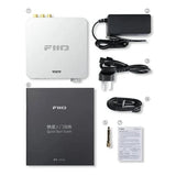 FiiO K11 R2R desktop DAC and headphone amp, silver, with power adapter, cables and manual