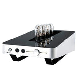 HiFiMAN Shangri-La Jr electrostatic system, amplifier, angled