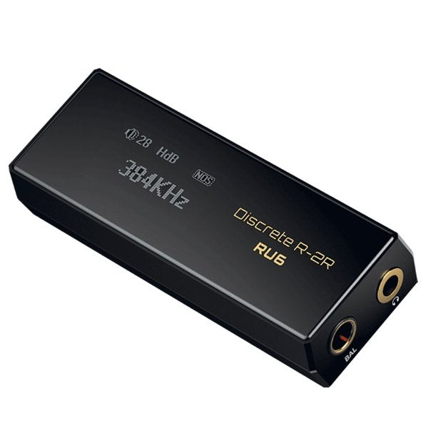 Cayin RU6 R2R USB dongle DAC, lying flat