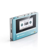 FiiO Snowsky Echo Mini music player, blue, angled