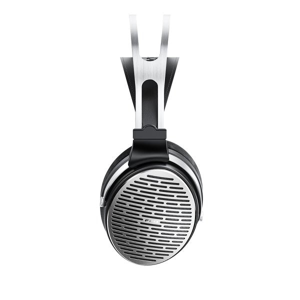 FiiO Jade Audio JT3 headphones, silver, side view