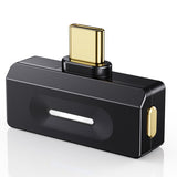 FiiO AIR LINK USB-C Bluetooth transmitter, black, angled