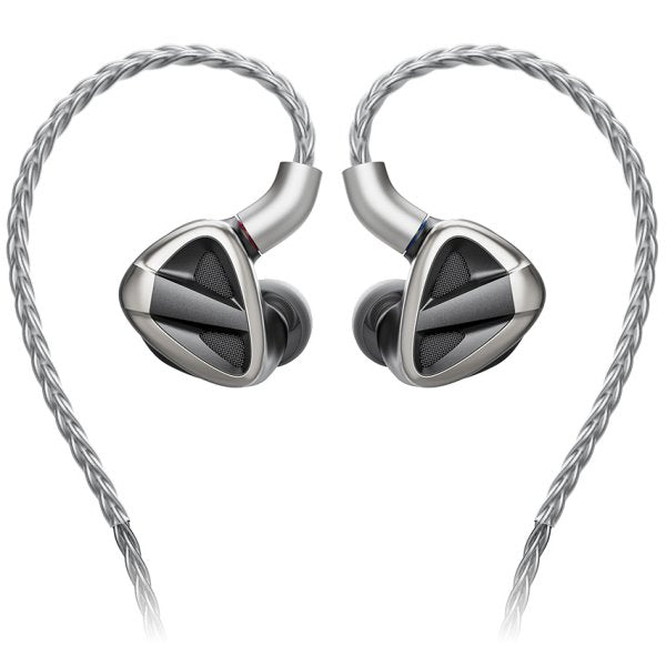 FiiO FH19 hybrid in-ear monitors, pair with cable
