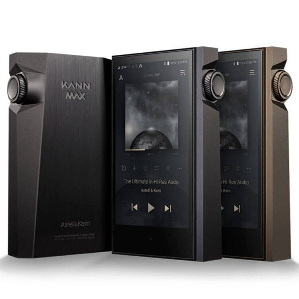 Astell&Kern KANN MAX music player, grey and brown