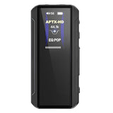 FiiO BTR13 Bluetooth headphone amp, black, front with screen