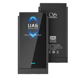 Shanling UA6 USB dongle DAC, black, front and back