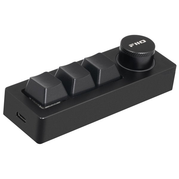 FiiO KB1K mini mechanical keypad, black, from above