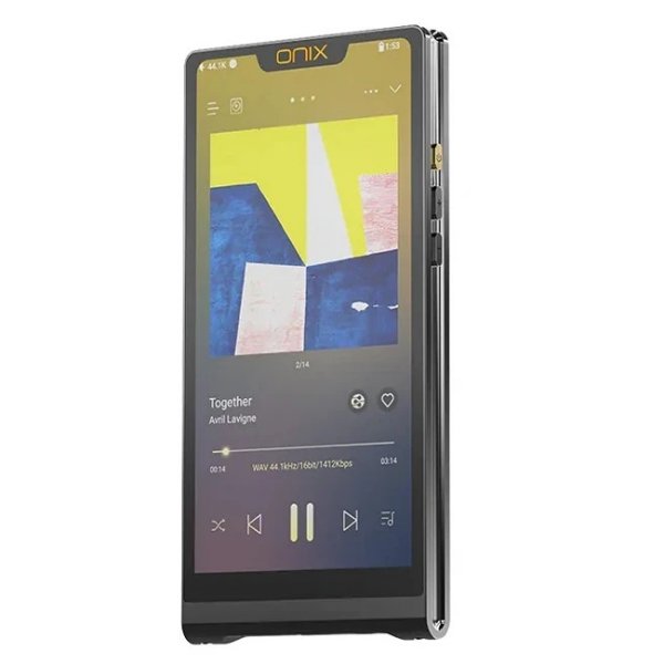 Shanling Onix XM10 Ltd music player, front, angled