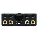 Cayin C9 portable headphone amp, front panel with outputs