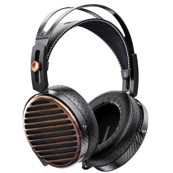 FiiO FT7 open-back planar headphones, angled from the other side