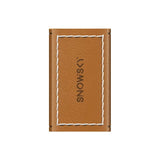 Snowsky Melody leather case, brown, back