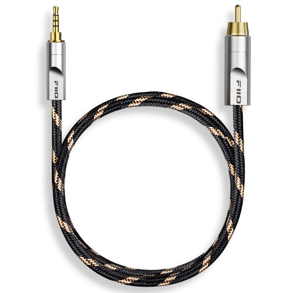 FiiO LR-RCA4 dual RCA cable, 80 cm, cable, coiled