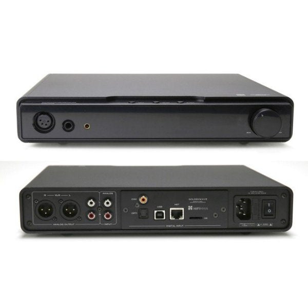 HiFiMAN Goldenwave Serenade DAC and headphone amp, front and rear panels