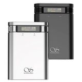 Shanling H2 portable DAC and headphone amp, silver and black