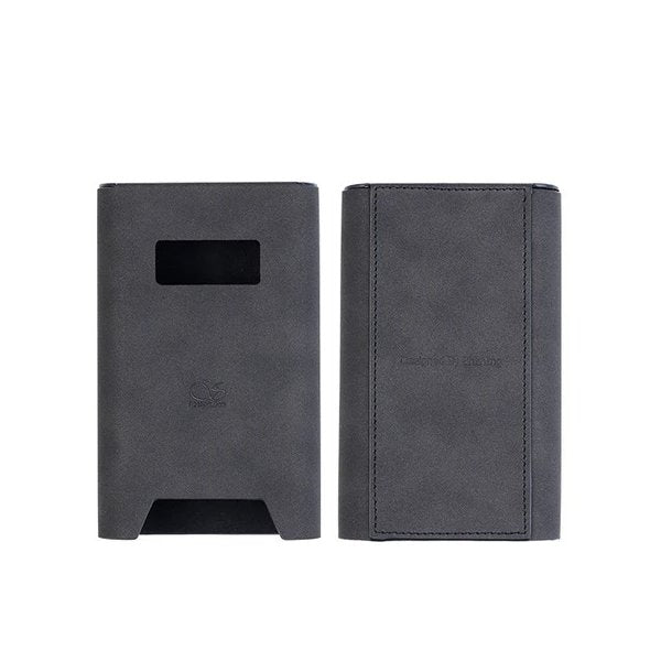 Shanling H7 leather case, front and back