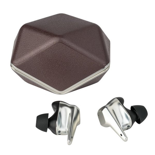 HiFiMAN Svanar Wireless LE earbuds, charging case with earbuds