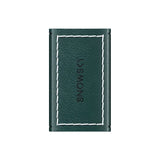 Snowsky Melody leather case, green, back