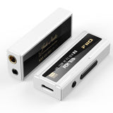 FiiO KA5 USB dongle DAC, white, lying flat