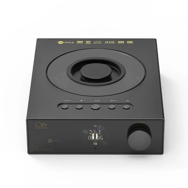 Shanling ET3 CD transport, black, from above