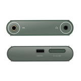 Shanling M6 Ultra music player, green, top and bottom edges