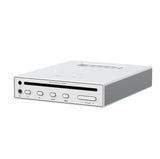 Shanling EC Mini CD player, silver, angled
