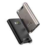Shanling H7 portable DAC and headphone amp, black and titanium