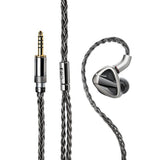 FiiO FH19 hybrid in-ear monitors, with cable and 4.4 mm plug