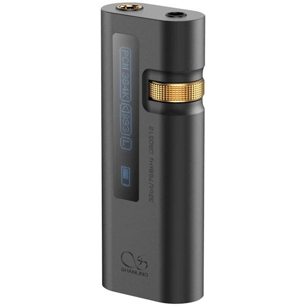 Shanling UA5 USB dongle DAC, front with display