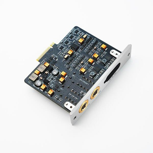 iBasso AMP18 amplifier card for the DX340, circuit board, angled