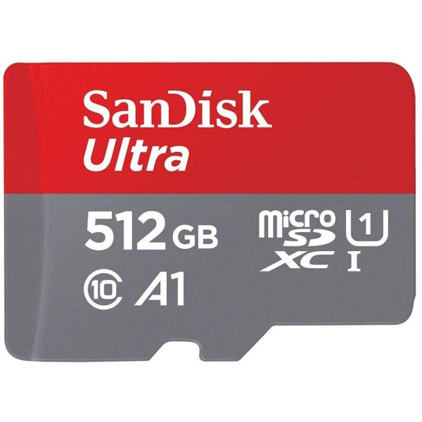SanDisk Ultra 512 GB microSDXC card, card
