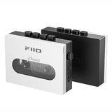 FiiO CP13 cassette player, black and white