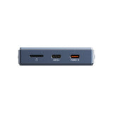 FiiO M33 R2R music player, blue, bottom with ports