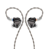 FiiO JH5 hybrid earphones, black, pair with cable